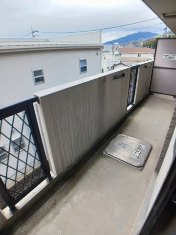 バルコニー　広々としたバルコニーです