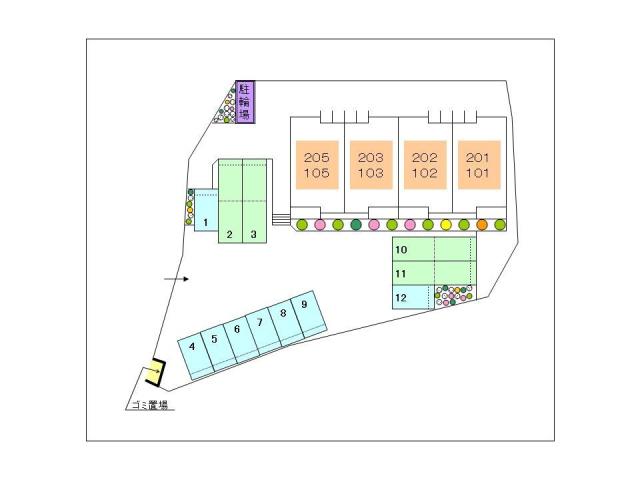 駐車場　駐車場