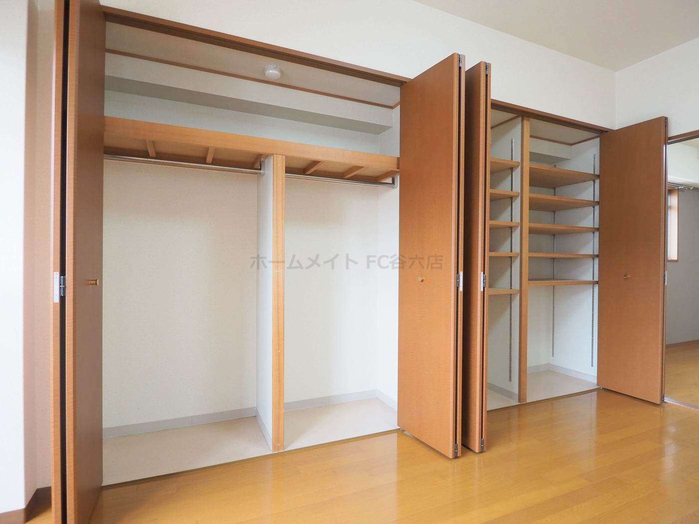 収納　クローゼット・たっぷり収納出来ます♪