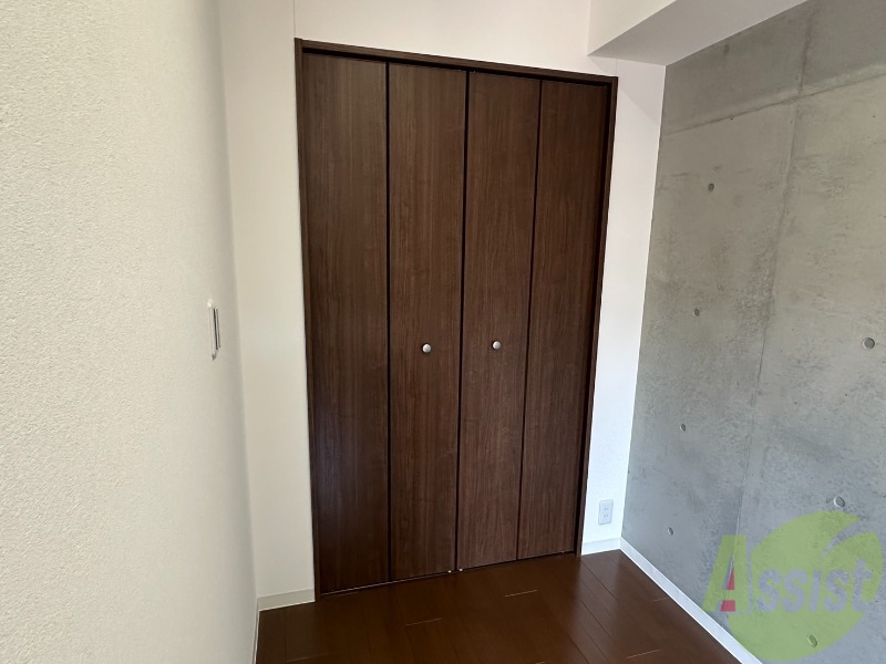 収納　クローゼットがありました。お洋服や荷物はここへ