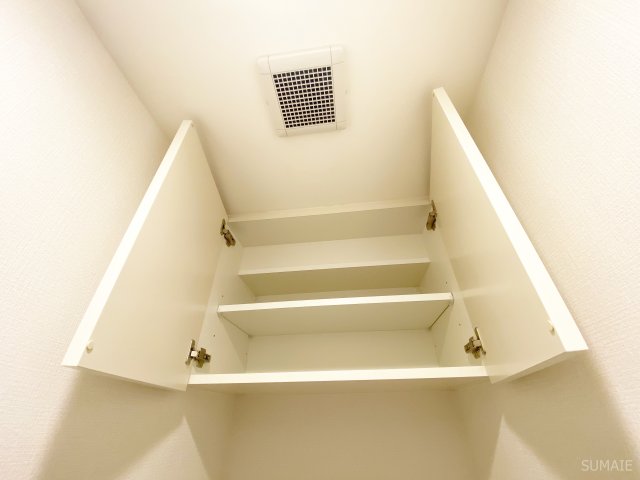 収納　トイレにも収納あります！