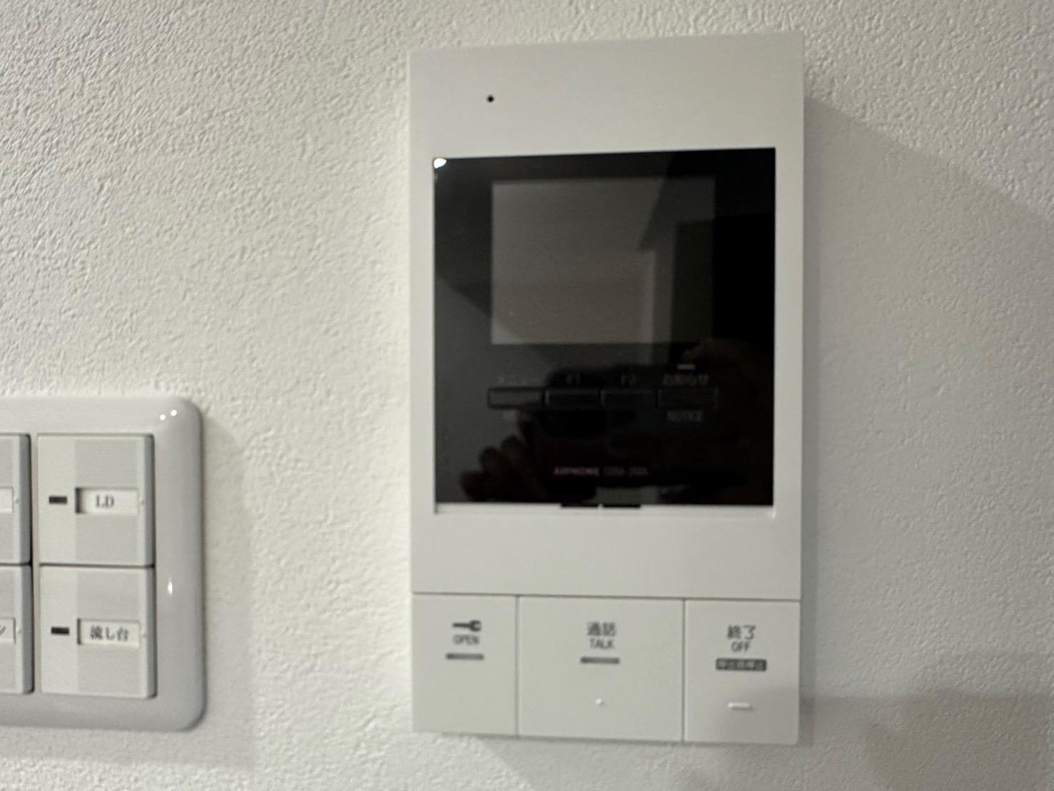 セキュリティ　録画機能付きのTVモニターホンです