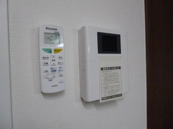 セキュリティ　来客者の顔が確認できて安心！※室内写真は同物件他室です。