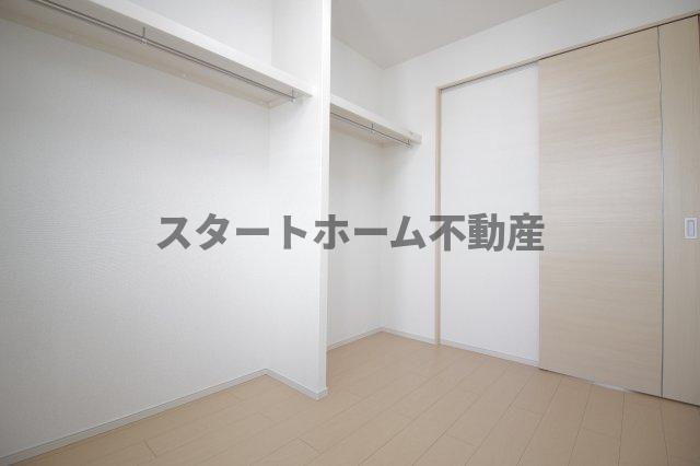 収納　たっぷりとした収納スペースです