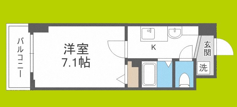 1K Mansion in Naniwa-ku, Osaka — photo 2 of 3