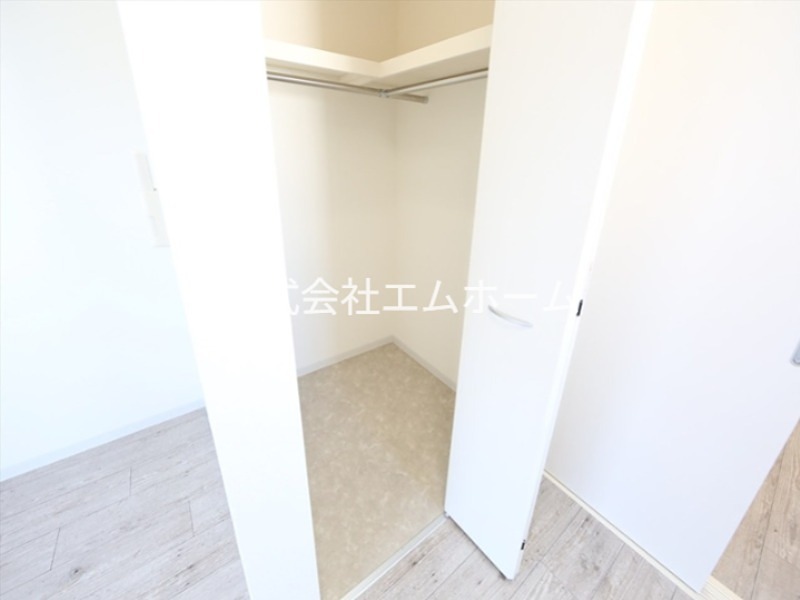 収納　ウォークインクローゼット付　収納充実してます