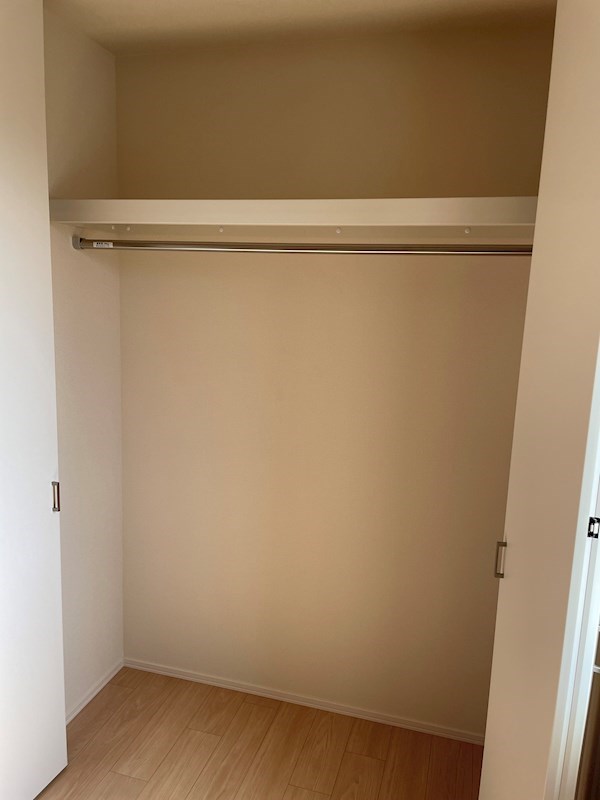 収納　建築時の画像です。