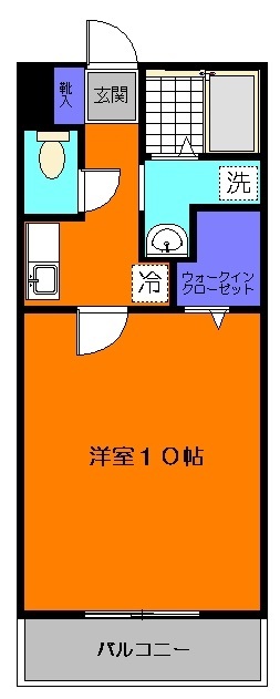 ＪＲ南武線 平間駅 徒歩10分 3階建 築22年の間取り写真