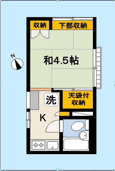 幸和荘の間取り写真