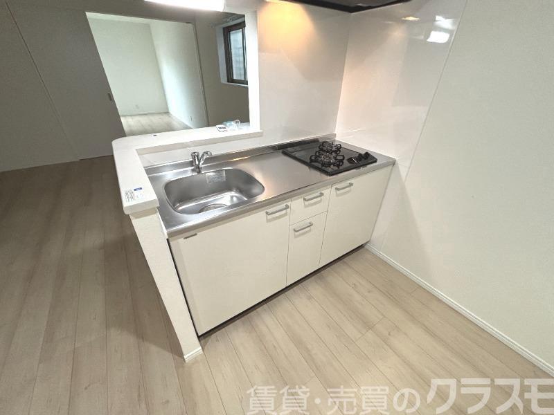 キッチン　２口コンロのシステムキッチン♪