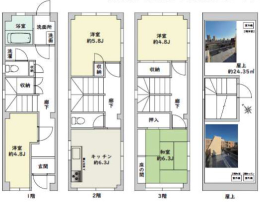 千石四丁目戸建の間取り写真
