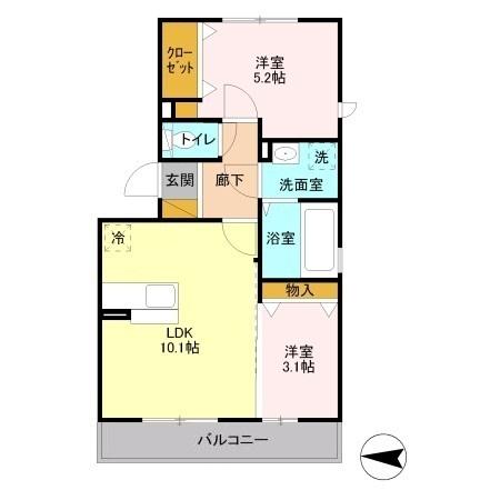 第五スカイマンションの間取り写真