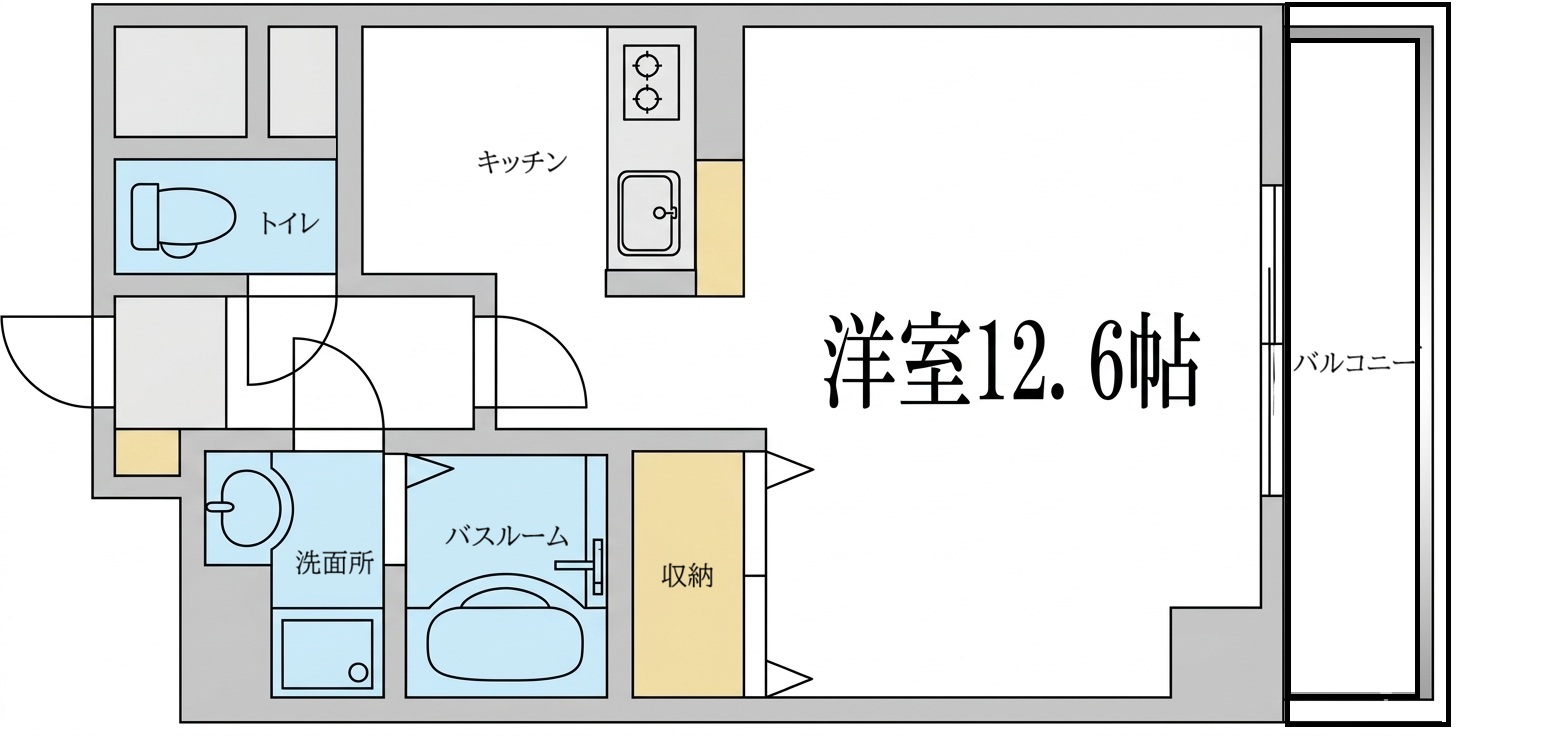 パークヒルズ天神川の間取り写真