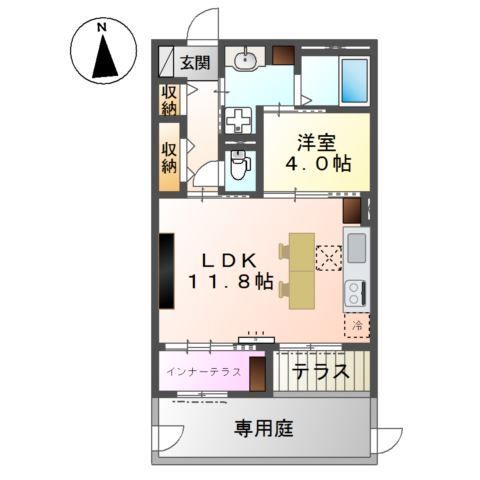 ＪＲ宇都宮線 宇都宮駅 徒歩14分 3階建 新築の間取り写真