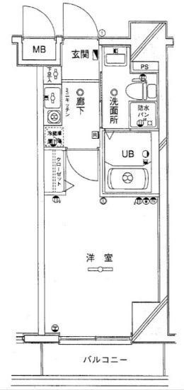グリフィン横浜・反町公園の間取り写真
