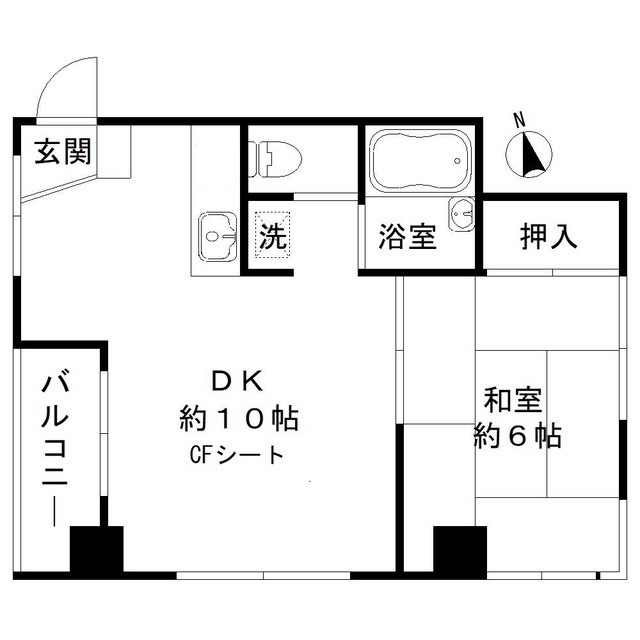 メゾンペルマナントの間取り写真