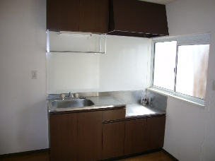 ＪＲ宇野線 大元駅 徒歩12分 2階建 築34年のキッチン写真
