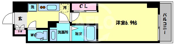 ヒルズパークサイドの間取り写真