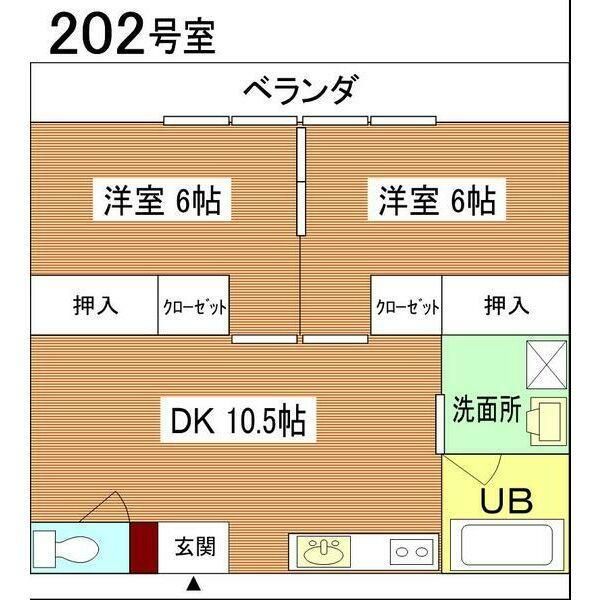 コーポ隆の間取り写真