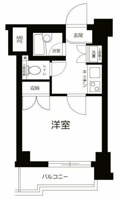 京急本線 新馬場駅 徒歩6分 8階建 築20年の間取り写真