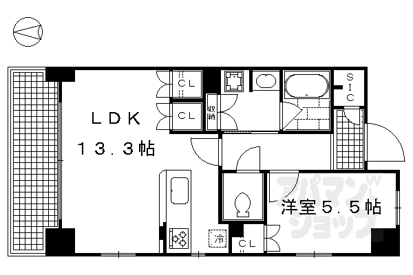 SOHO烏丸の間取り写真