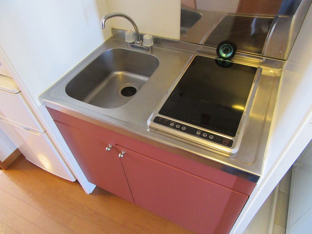 キッチン　電気コンロ2口※同タイプ