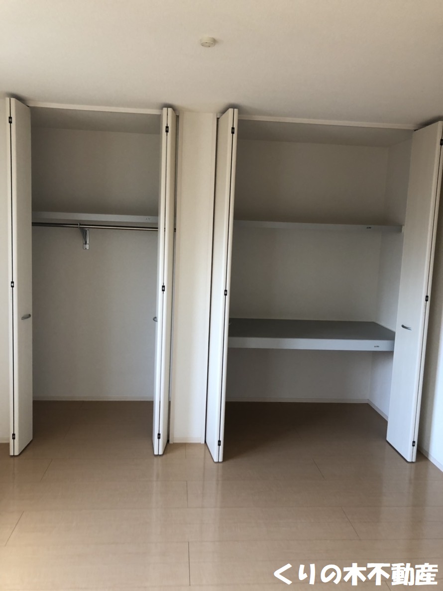 収納　大きなスペースがあり、収納には困りません