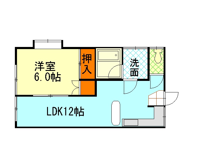 スカイハイツの間取り