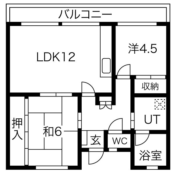 井上マンションの間取り