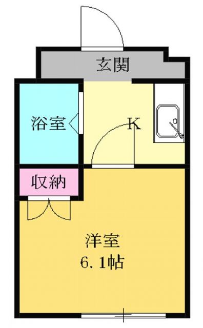 名古屋市千種区北千種のマンションの間取り