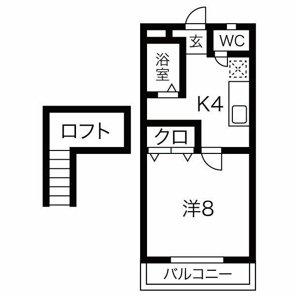 サンハイツサノックス　B棟の間取り