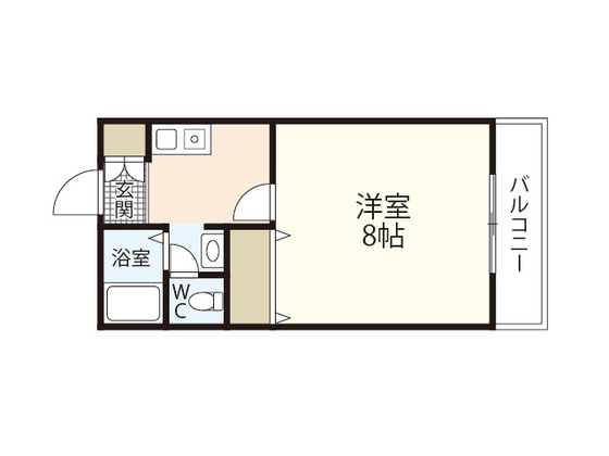 広島市安佐南区伴東のアパートの間取り