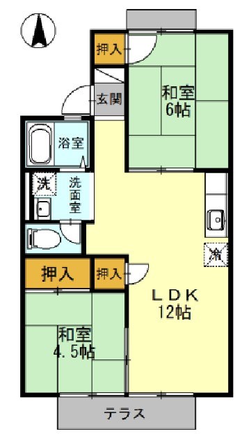 ファミール藤井の間取り