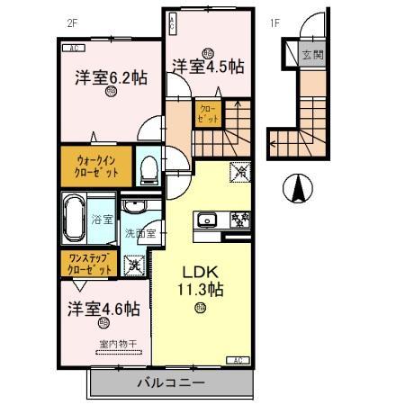 エスペランサ　ミヤマの間取り