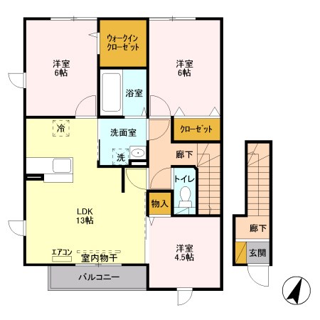 シエスタIの間取り