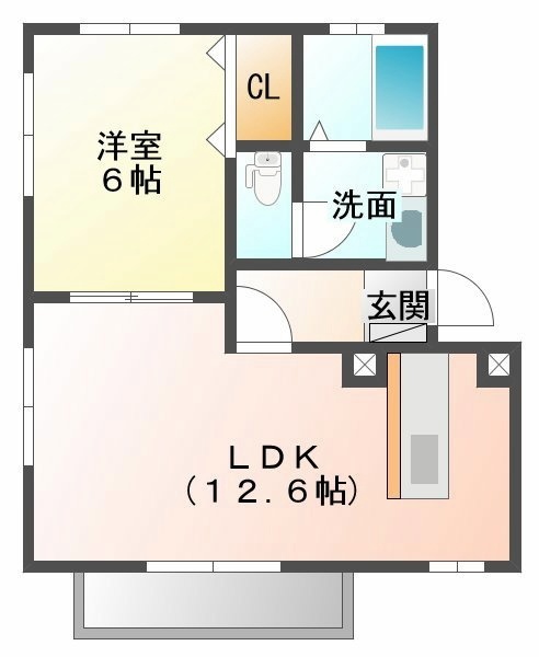 シャトー那由他の間取り