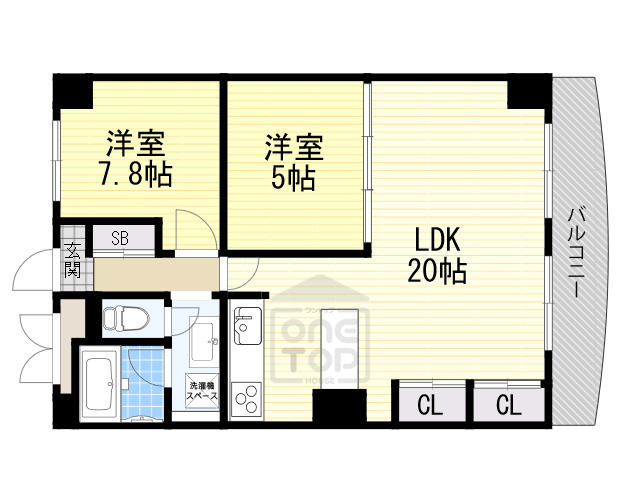 アパルトマン北千里の間取り