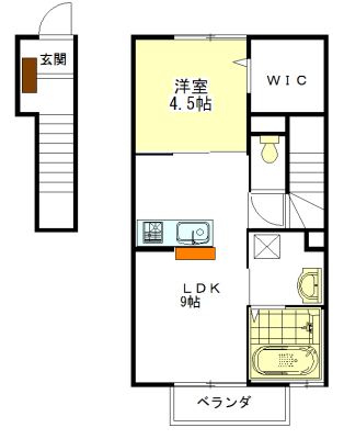 エスパティオンの間取り