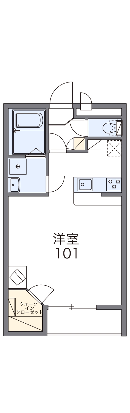 レオパレスSweetの間取り