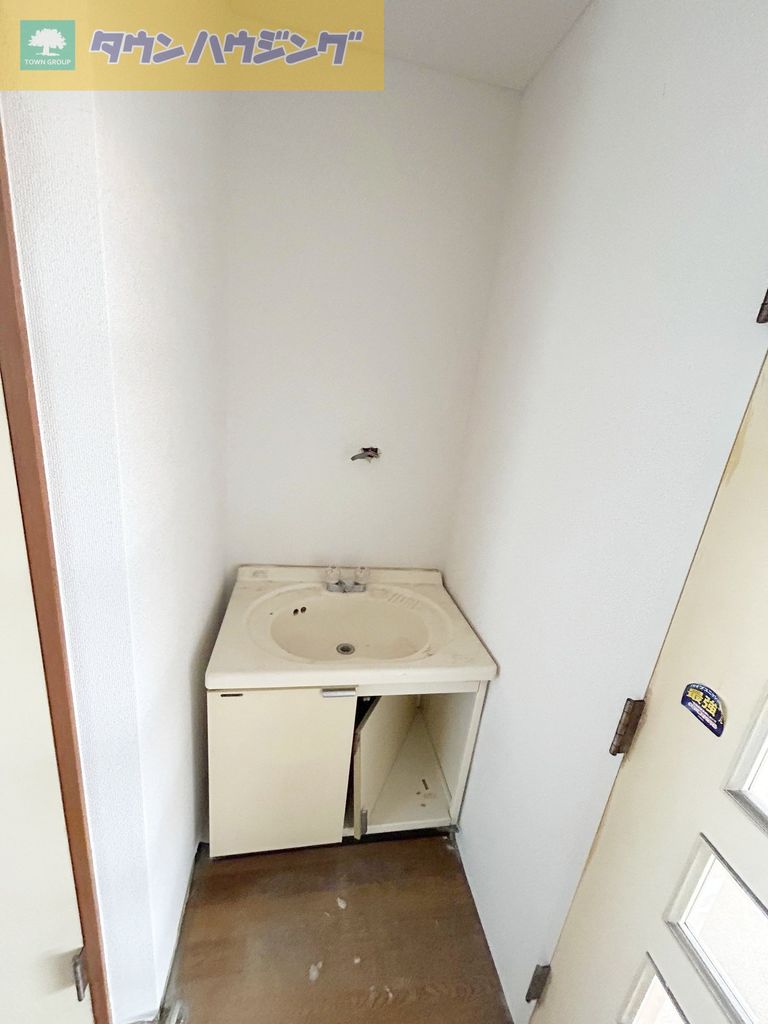 洗面設備　※洗面台設置予定。リフォーム中（2024.9上旬時点）