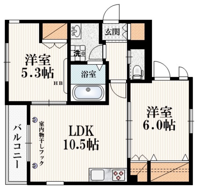 LAUREL 渋谷の間取り