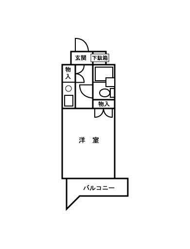 アルファ枝川の間取り