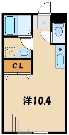 川越市大字藤間のアパートの間取り