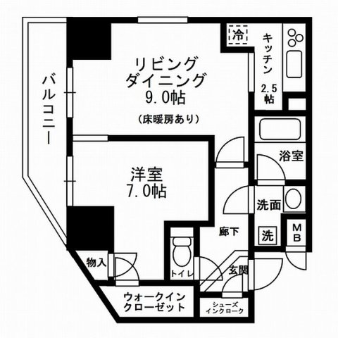 RESIDIA町屋の間取り