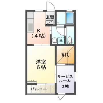 水沢ステーションアベニューIIＣ棟の間取り