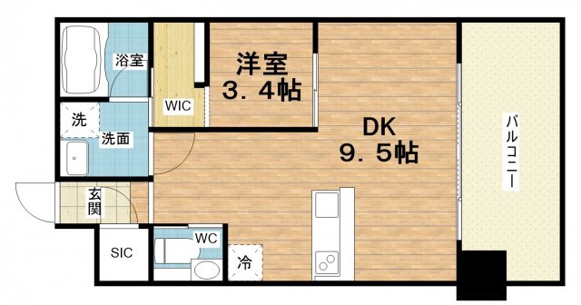 ベネチア天満橋の間取り