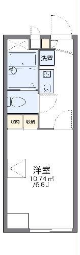 芦屋市楠町のアパートの間取り