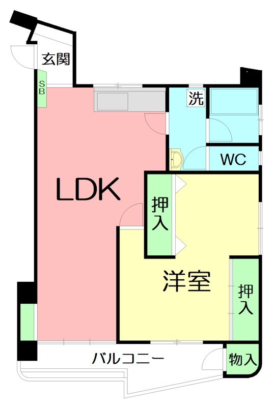 オーク室町マンションの間取り