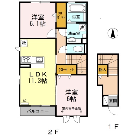 プラムシャルマンの間取り