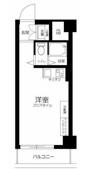 世田谷区弦巻のマンションの間取り